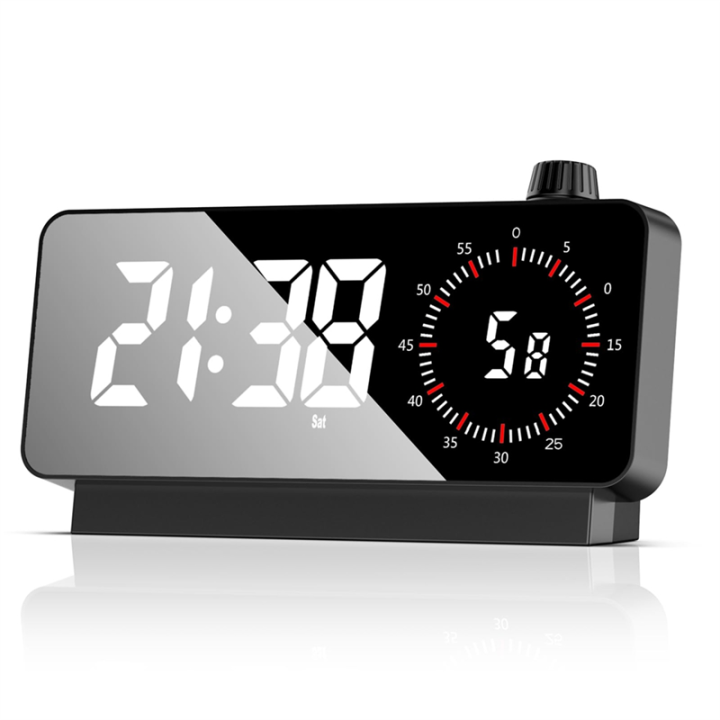 Alarm Clock with Timer: Digital Desk Clock Battery Operated Countdown ...