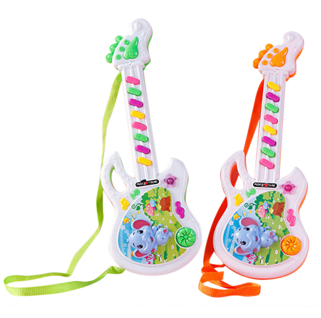 Electric Guitar Toy Musical Play Kid Boy Girl Toddler Learning Electron Toy