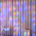 Curtain LED String Lights Garland Festival Christmas Decoration USB Remote Control Holiday Wedding Fairy Lights for Bedroom Home. 