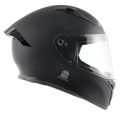 Men & Women Black Full Face Bick Helmet Vega. 