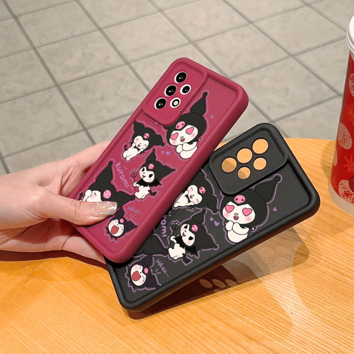 Hontinga%20for%20Huawei%20P40%20Pro%20Back%20Cover%20Cartoon%20Kuromi%20Pattern%20Ladder%20Soft%20Camera%20Protection%20Rubber%20Phone%20Case%20-%20Image%206