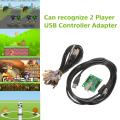 NEW Xin Mo Arcade to USB Controller Kit 2 Player MAME PC Keyboard Encoder.