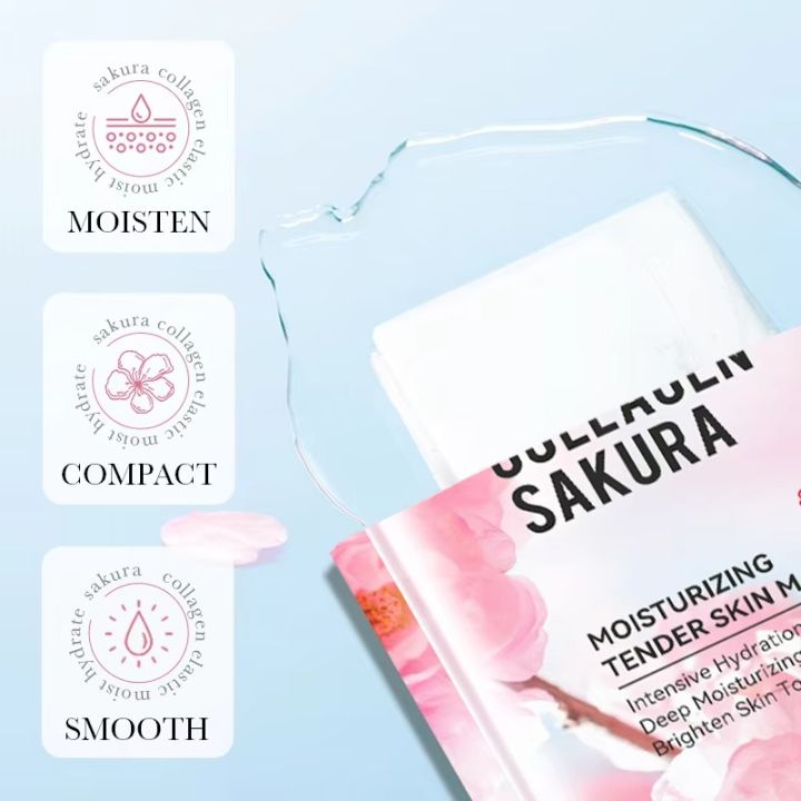 SADOER%20Collagen%20Sakura%20Moisturizing%20Tender%20Skin%20Face%20Sheet%20Mask-%2025g%20-%20Image%203