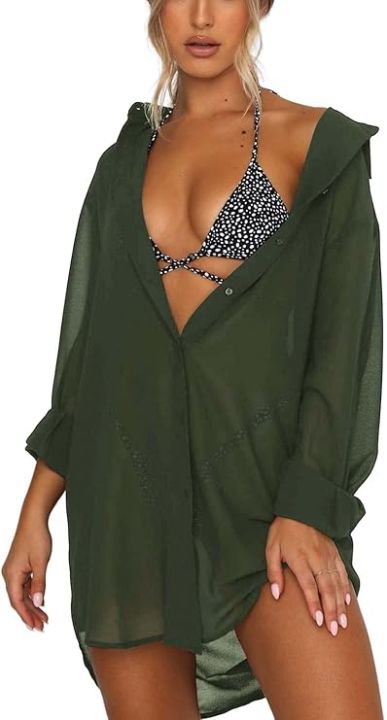 Women's%20Beach%20Cover%20Up%20Loose%20Bikini%20Bathing%20Suit%202025%20-%20Image%204