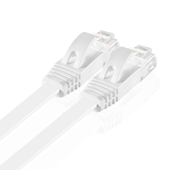 LNYUELEC%200.25m%201ft%20cable%20Pure%20copper%20wire%20CAT6%20Flat%20UTP%20Ethernet%20Network%20Cable%20RJ45%20Patch%20LAN%20cable%20blue/white/black%20color%20-%20Image%204