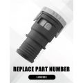 4PCS Heater Hose Connector for Focus 2L 2012-2016,Escape 2.0L 2013-2016, 2013-2016,Replace 1495393.