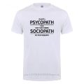 Men Clothing I'm Not A Psychopath I'm A High Functioning Sociopath Do Your Research Printed Funny T Shirt T-shirt Tshirt. 