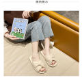 Slide Slipper Shoes Comfy Trendy Gift Slippers Slippers for Women Memory Foam House Bedroom Corduroy Bow Crossbands. 