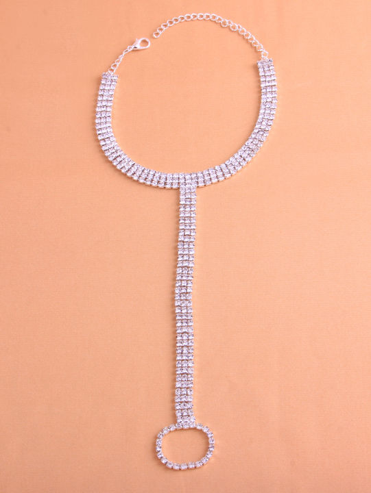 Rhinestone%20Ankle%20Bracelet%20Foot%20Jewelry%20Women%20Toe%20Rings%20Anklets%20for%20Girls%20Beach%20jewelry%20-%20Image%204