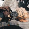 (Ready Stock) G .Shock  Men Sport Digital Classic Square Watch Shockproof and Waterproof Stainless Steel Band Sports Business Wrist Watches with 2 Year International Warranty AE-1200WHD-1A. 