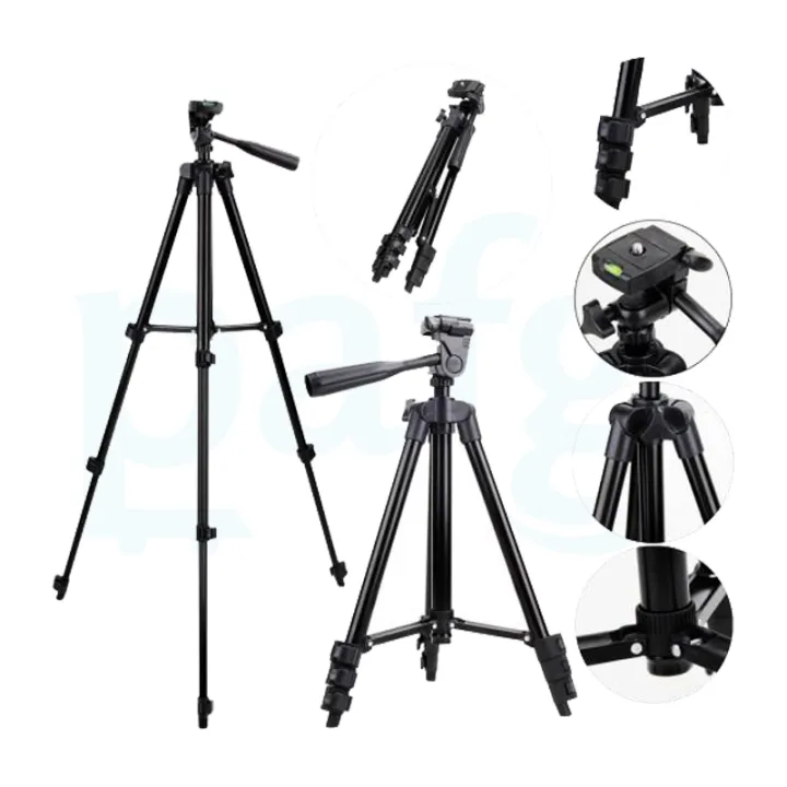 3120%20Aluminum%20Alloy%20Tripod%20For%20Camera%20and%20Mobile%20-%20Black%20-%20Image%204