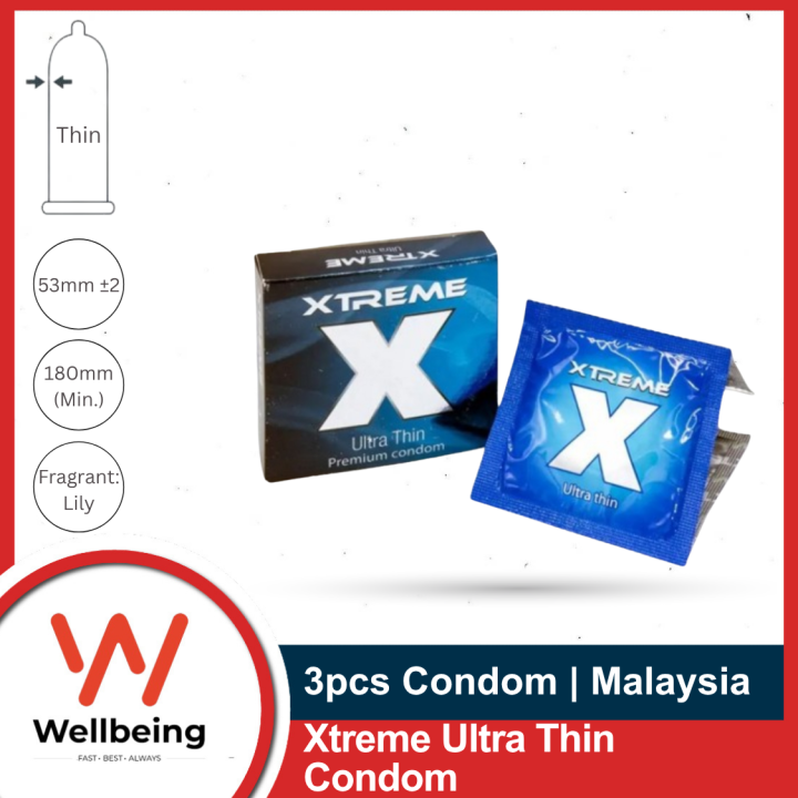SMC Xtreme Ultra Thin Condom for Men | 3pcs Pack | Malaysia