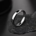 Silver Style Stainless Steel Sleek Ring for Men and Boys. 