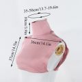 Womens Muslim Modal Turtleneck Collar Islamic Hijab Extensions Solid Color Mock Neck Cover Half Top Blouse Detachable Hijab.