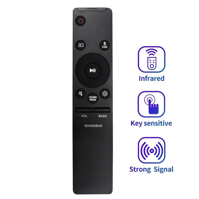 Piece AH59-02766A Remote Replacement Black Sound Bar -NW700