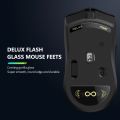 Delux M800 PRO PAW3395 Wireless Gaming Mouse Bluetooth Tri-Mode Connection 26000DPI Huano Pink Switches Macro Mice For PC Gamer. 