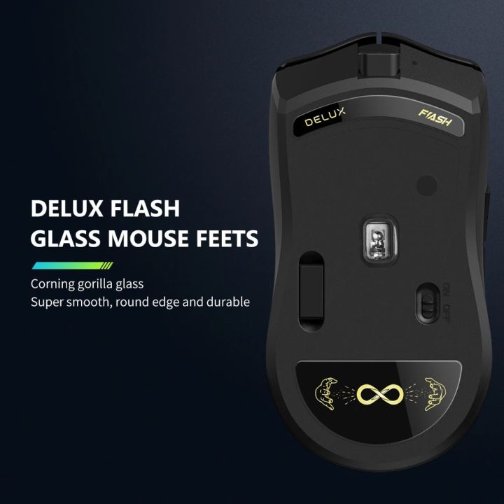 Delux%20M800%20PRO%20PAW3395%20Wireless%20Gaming%20Mouse%20Bluetooth%20Tri-Mode%20Connection%2026000DPI%20Huano%20Pink%20Switches%20Macro%20Mice%20For%20PC%20Gamer%20-%20Image%204