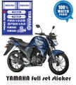 YAMAHA bike all sticker | bike modify sticker | YAMAHA FZS V2 sticker | Bike full set Sticker- ( Waterproof & Premium quality) | customize sticker | custom sticker for bike..car modified sticker for bike.