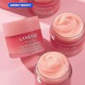 Laneige lip sleeping mask for moisturizing, soft, smooth and shiny lips with berry scent 3G. 