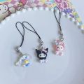 Japanese kawaii Cartoon Smart Phone Strap Lanyards for iPhone/Samsung Case Anime Key Chain Decoration Mobile Strap Phone Charms. 