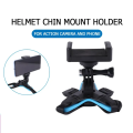 Motorcycle Helmet Chin Mobile Phone Holder Moto Dji Gopro Mountain Dog Action Camera Stand - Versatile  Helmet Camera & Mobile Mount for Riders. 