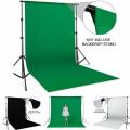 Green Screen Background Chromakey Muslin Backdrop Photo Video Studio Photography. 