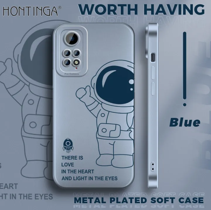 Hontinga%20for%20Redmi%20Note%2011%20/%20Note%2011S%20Back%20Cover%20Frosted%20Plating%20Cute%20Astronaut%20Spaceship%20Covers%20Thin%20Soft%20Silicone%20Mobile%20Phone%20Case%20-%20Image%202