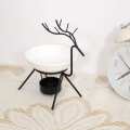 Essential Oil Burner Deer Shape Iron Aroma Candle Holder Home Decoration.