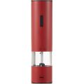 Electric Automatic Salt Pepper Mill Set Adjustable Grinding Kitchen Stainless Steel Tool Cooking Accessories cocina Dro-1PC Red. 