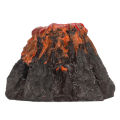 Volcano Aquarium Decoration, Soft Resin Safe Aquarium Volcano Ornament for Aquarium Mountain Decoration. 