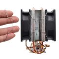 RR 2 PCS Dissipate Heat Clip Clamp Computer CPU Cooling Fan Clips Stainless Steel.