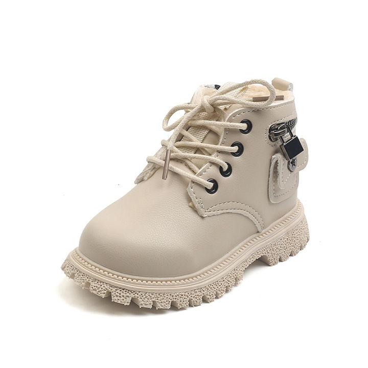2021%20Winter%20New%20Children's%20British%20Booties,%20Boys'%20Fashion%20Fleece%20Martin%20Boots,%20Girls'%20Side%20Zipper%20Soft%20Sole%20Cotton%20Boots%20-%20Image%205