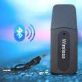 USB Wireless Bluetooth 3.5mm Jack Stereo Music Receiver Adapter for Car & Speaker. 