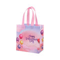 Thickened Valentine's Tote Bag Non Woven Laminated Wedding Party Bag Waterproof Fabric Tote Gift Shopping Bag for Valentine's. 