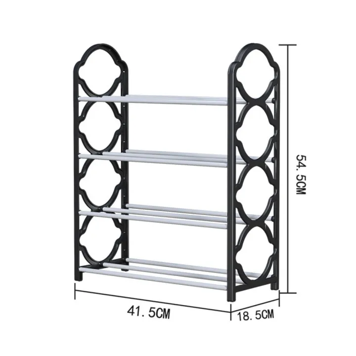 41.5%20*%20.5%20*%2054.5cm%20Shoe%20storage%20rack%20Versatile%20storage%20solution%20Black/White/Pink%20PP+Steel%20pipe%20Dustproof%20shoe%20hanger%20Multi-layer%20shoe%20cabinet%20for%20Home%20organization%20Apartment%20entryway%20Small%20spaces%20Shoe%20lovers%20Neat%20and%20tidy%20solution%20-%20Image%204