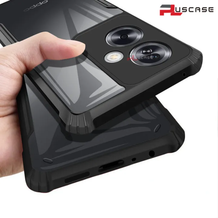 PlusCase for OnePlus Nord N30 SE / OPPO A79 5G Case Air Cushion Hard Clear Shockproof Back Cover