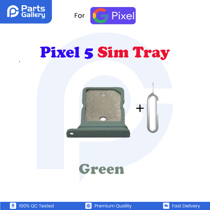 For Google Pixel 5 5G/ 5A 5G Nano Sim Card Tray Holder Sim Adaptor With Free Sim Ejector Pin Replacement Part