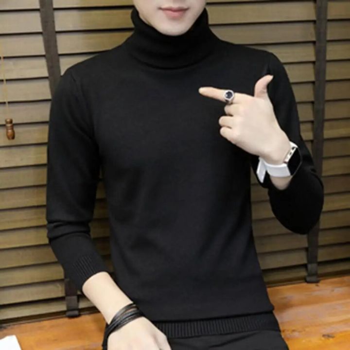 Men%20Fall%20Winter%20Sweater%20Knitted%20Solid%20Color%20Elastic%20Half-high%20Collar%20Long%20Sleeve%20Slim%20Fit%20Pullover%20Soft%20Warm%20Anti-pilling%20Men%20-%20Image%204