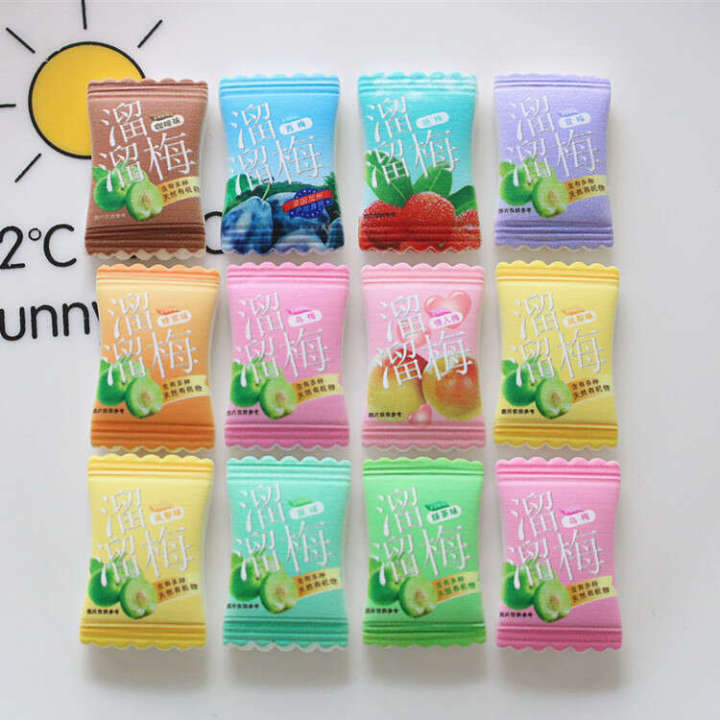 Resin square plum candy DIY jewelry hair accessories, handmade materials, shoe buckles, fan decoration accessories