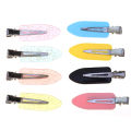 European and American foreign trade new hairpins simple seamless bangs side clips Internet celebrity hairpins small leaf duckbill clip hair accessories.