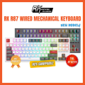 RK R87 ROYAL KLUDGE Wired Mechanical Keyboard 87 Keys RGB Backlit Hot Swap Gaming Keyboard Customised Keycaps with Dust Cover. 