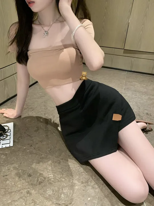 Hong%20Kong%20Style%20Pure%20Pink%20Skirt%20Women's%20Summer%20Design%20IrregularAWord%20SkirtinsHot%20Girl%20Short%20Skirt%20High%20Waist%20Skirt%20-%20Image%208