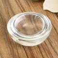 K9 80mm Glass Crystal Paper Clear Half Sphere Lens Ball Magnifying Photo Prop. 