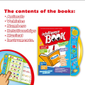 Kids intelligence study book education Touch Reading Sound English learning Book E-book. 
