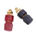 2Pcs Terminal Binding Post, 555 Type Brass Pillar Terminal Block 200A. 