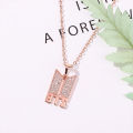 BTS Premium Necklace Golden Chain Jewelry Accessory. 