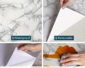 40 sqf Waterproof Sticker Modern Kitchen Cabinet Table Countertop Furniture Renovation Wallpaper PVC Self Adhesive Wall Sticker - ( 20 feet x 2 feet ). 
