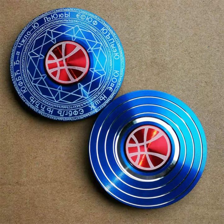 Round Shape Captain Spinner Aluminum Alloy Spinner Decompression Toy Spinner s Fingertip Gyro