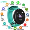 【3C VictoryEagle】D18S Kleurrijke Touch 3D Sport Horloge Stappenteller Smart Horloge Hartslagmeter Vrouwen Klok Smartwatch D18S. 