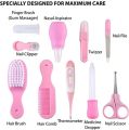 Baby Care Gift Kit for Newborns - 10 pieces - Portable Baby Care Kit for Nursing, Baby Health, and Grooming. 